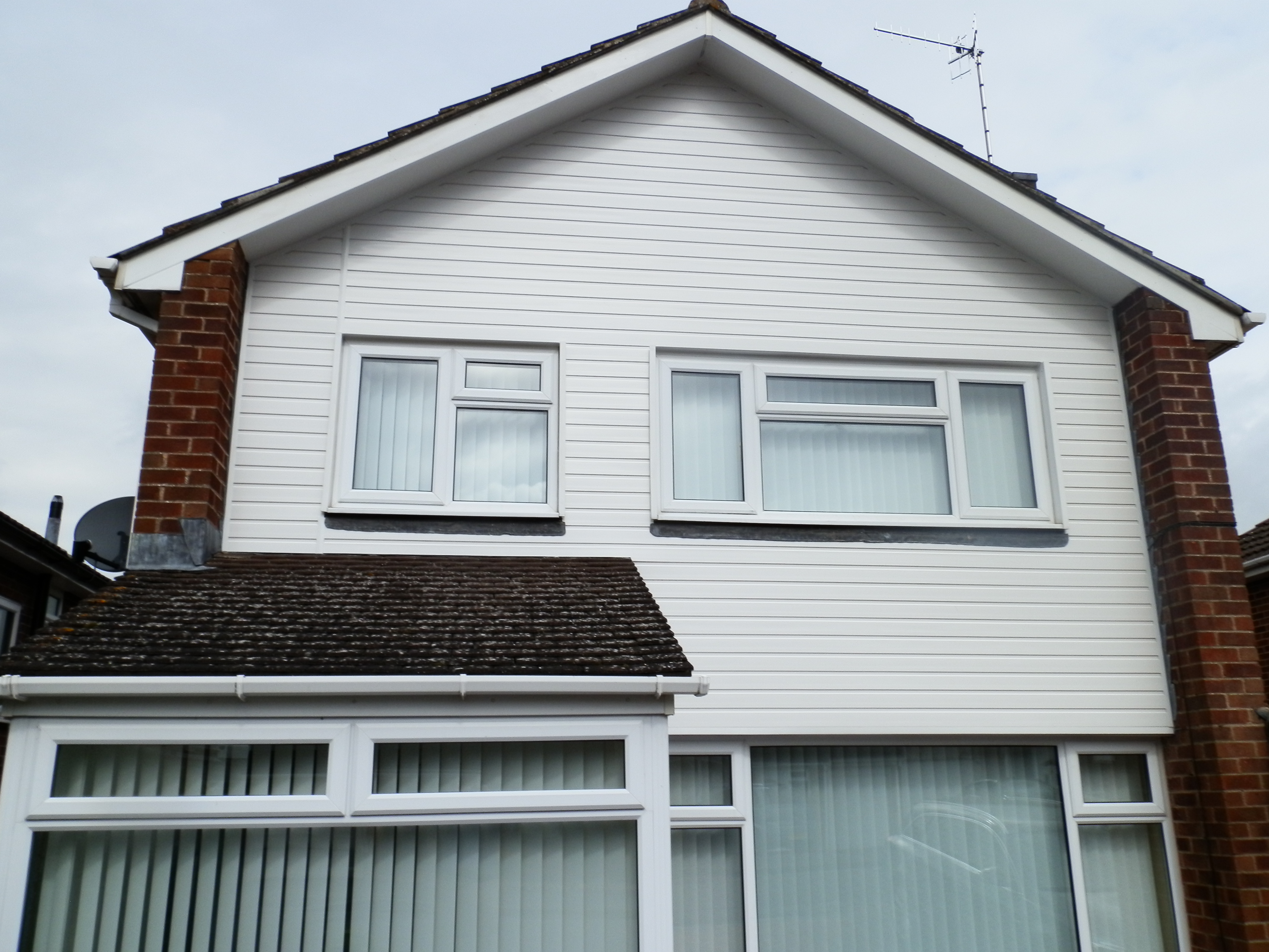 “Swish Celuka” White 100mm Open V Cladding. Cheltenham