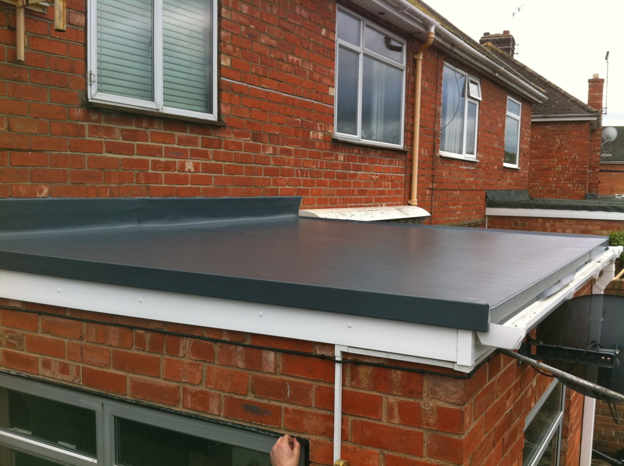 Sarnafil Flat Roof Installation Sandycroft Road, Churchdown - C&G ...