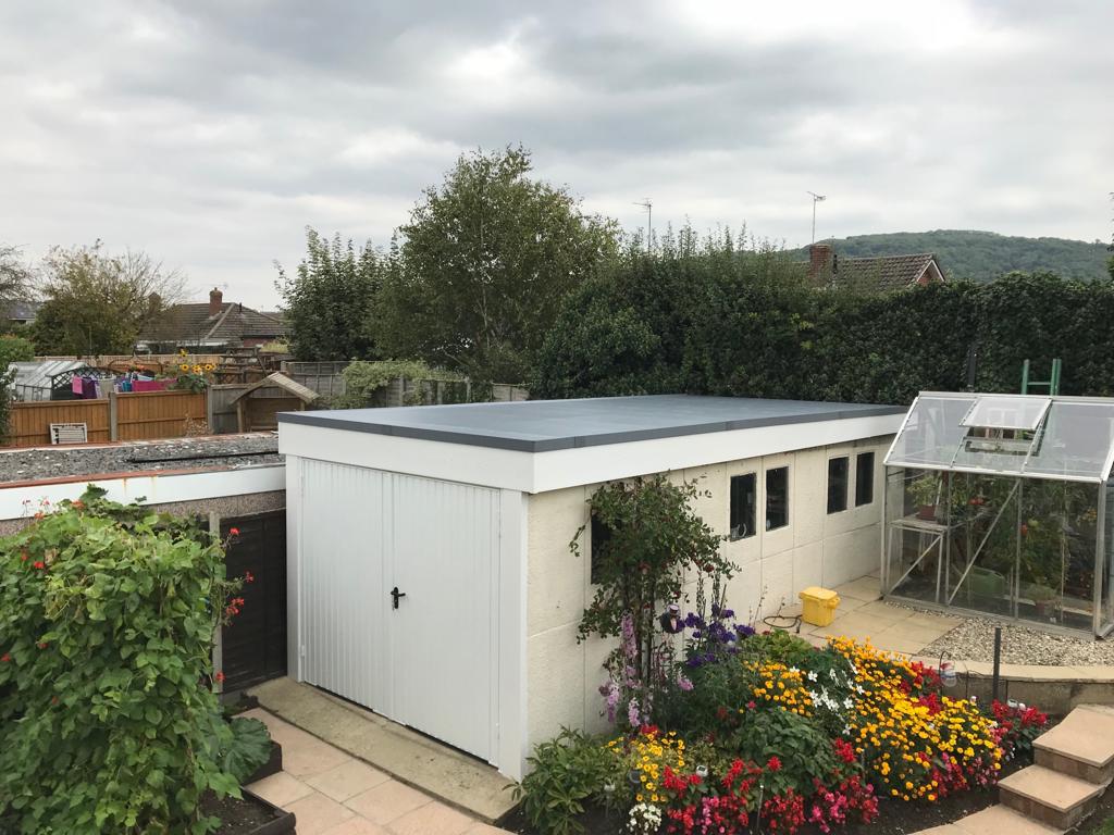Garage Roof Replacement Cheltenham & Gloucester Cladding