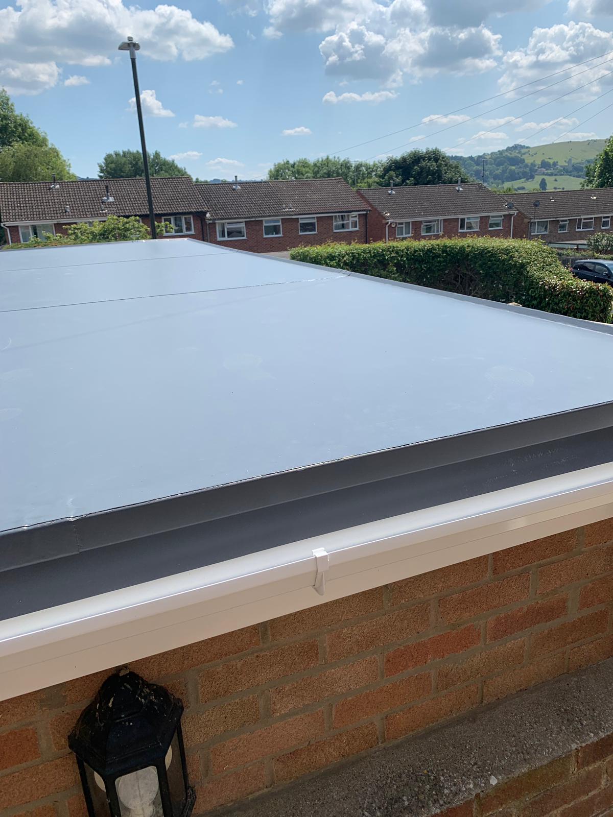 Replacement Flat Sarnafil Roof Cheltenham & Gloucester Cladding