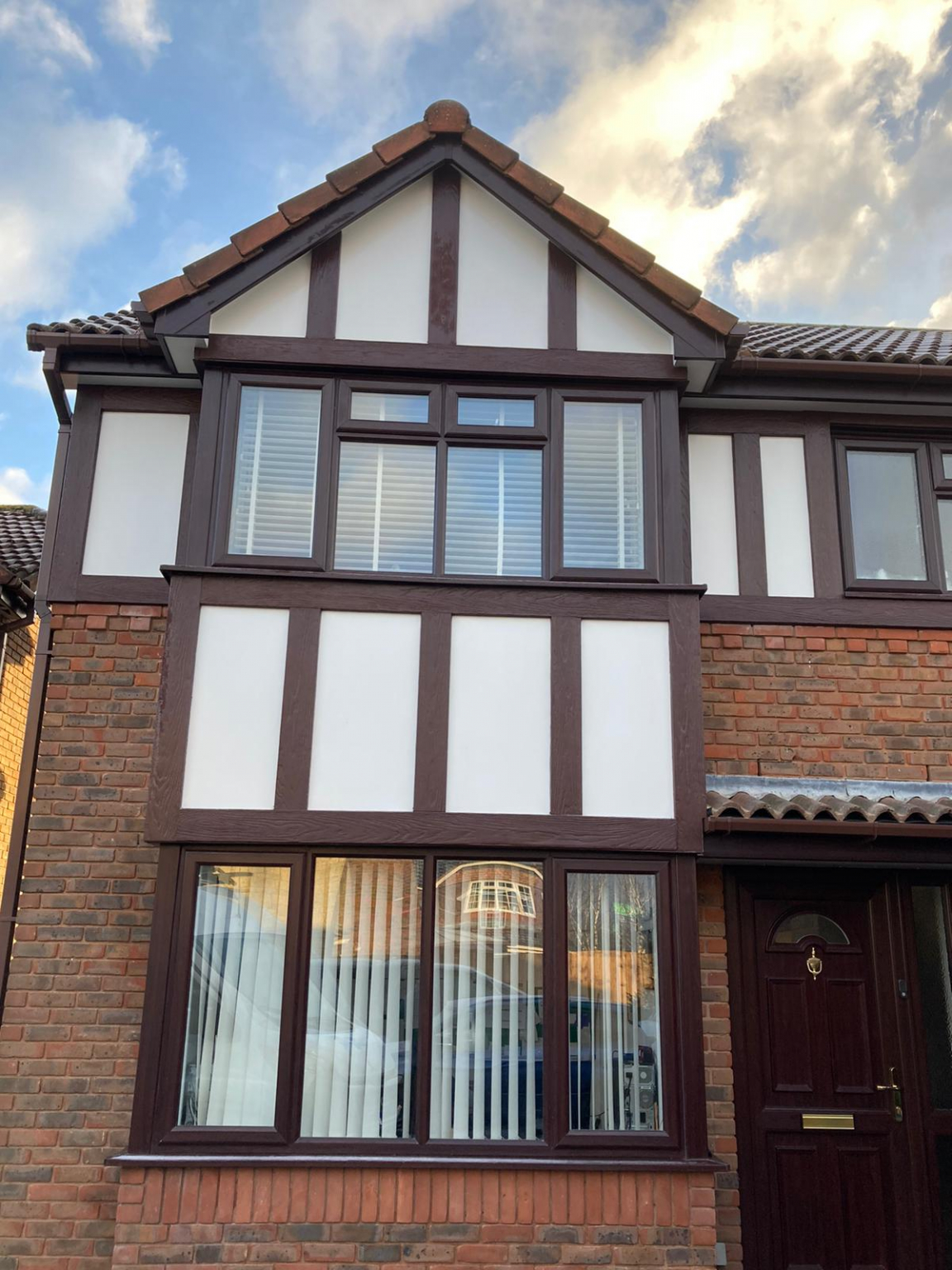 Mock Tudor Effect Replacement Frontage | Cheltenham & Gloucester Cladding