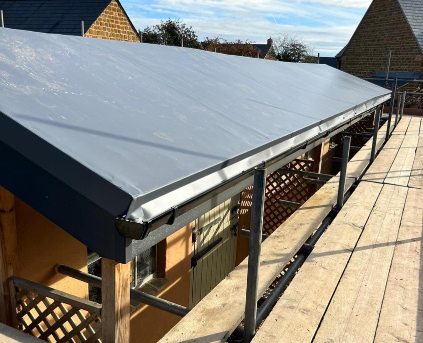 Sarnafil Sika single ply warm roof system | Cheltenham & Gloucester ...